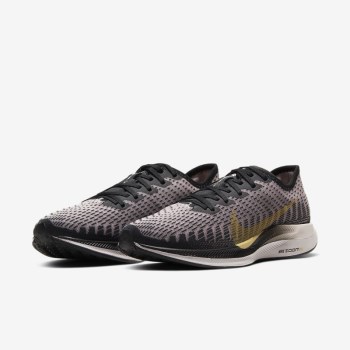 Nike Zoom Pegasus Turbo 2 - Női Futócipő - Fekete/Lila/Platina Lila/Arany